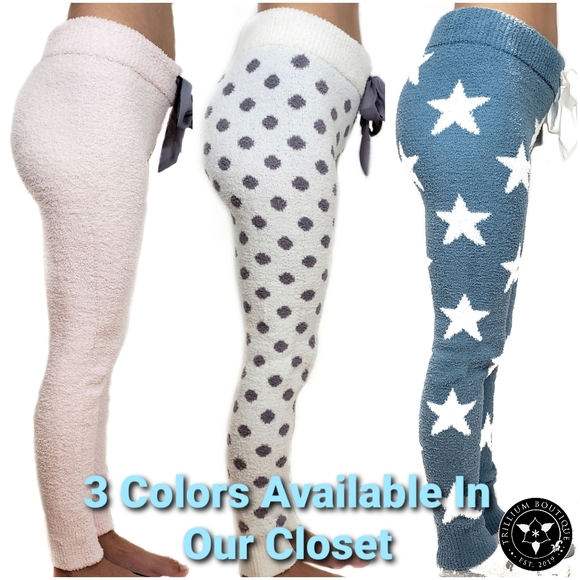 Honeydew Women's Cream Dot Chenille Leggings S-XXL - Picture 7 of 7